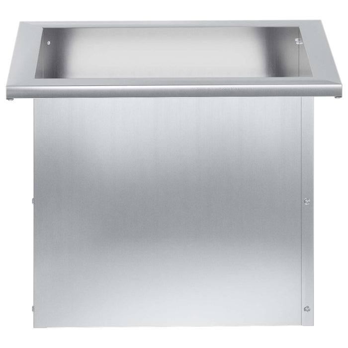 Jardinieră de grădină cu LED 2 buc. Argintiu 30 x 40 x 30 cm WALTI