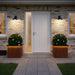 Jardinieră de grădină cu LED 2 buc. Ruginit 30 x 40 x 30 cm - WALTI WALTI