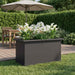 Jardinieră de grădină cu LED Negru 30 x 60 x 30 cm Oțel - WALTI WALTI