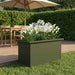 Jardinieră de grădină cu LED Verde măsliniu 30 x 60 x 30 cm - WALTI WALTI