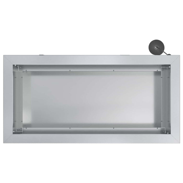 Jardinieră de grădină cu LED Argintiu 30 x 60 x 30 cm WALTI