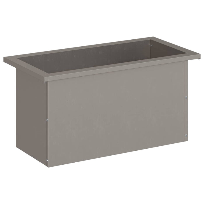 Jardinieră de grădină cu LED Ruginit 30 x 60 x 30 cm WALTI