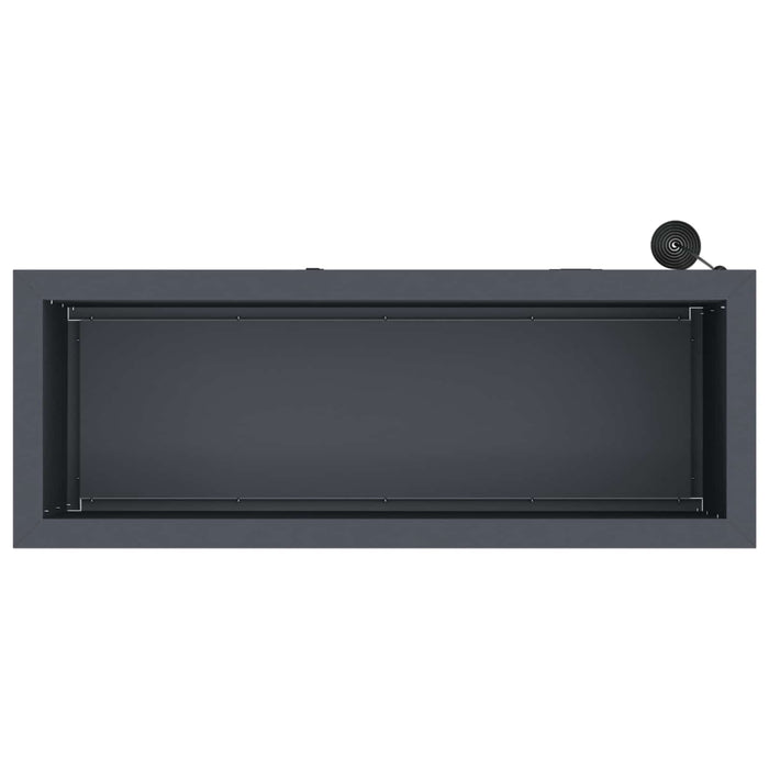Jardinieră de grădină cu LED Antracit 30 x 80 x 30 cm Oțel WALTI