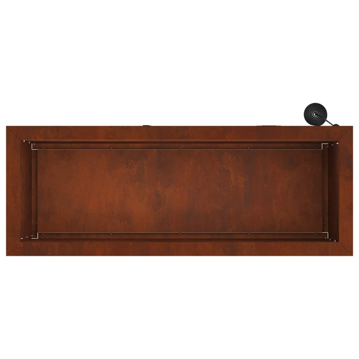 Jardinieră de grădină cu LED Ruginit 30 x 80 x 30 cm WALTI