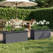 Jardinieră de grădină cu LED 2 buc. Antracit 30 x 100 x 30 cm - WALTI WALTI