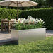 Jardinieră de grădină cu LED Argintiu 30 x 100 x 30 cm - WALTI WALTI