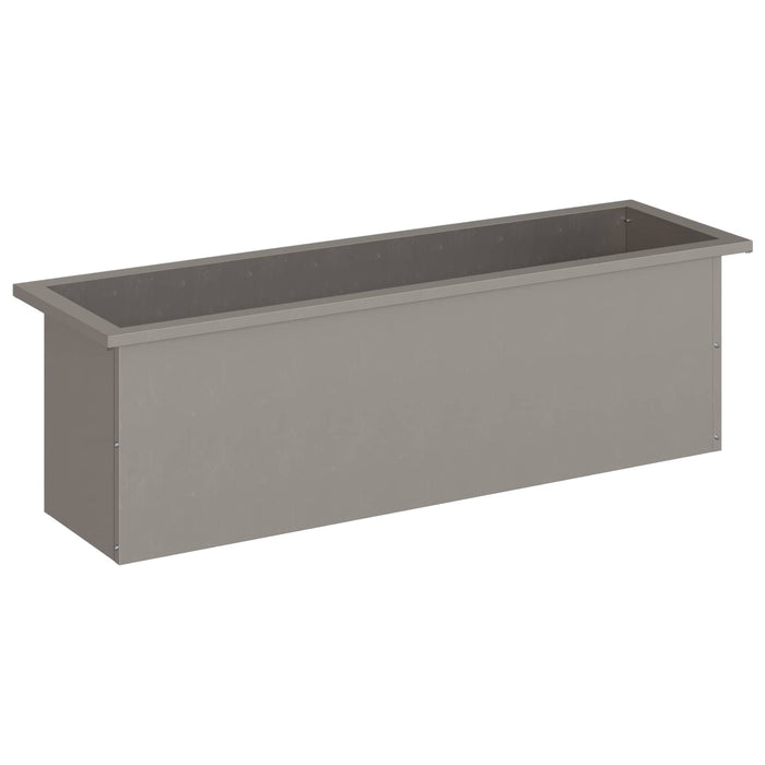 Jardinieră de grădină cu LED Ruginit 30 x 100 x 30 cm WALTI