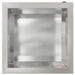 Jardinieră de grădină cu LED 2 buc. Argintiu 40 x 40 x 40 cm - WALTI WALTI