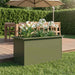 Jardinieră de grădină cu LED Verde măsliniu 40 x 80 x 40 cm - WALTI WALTI