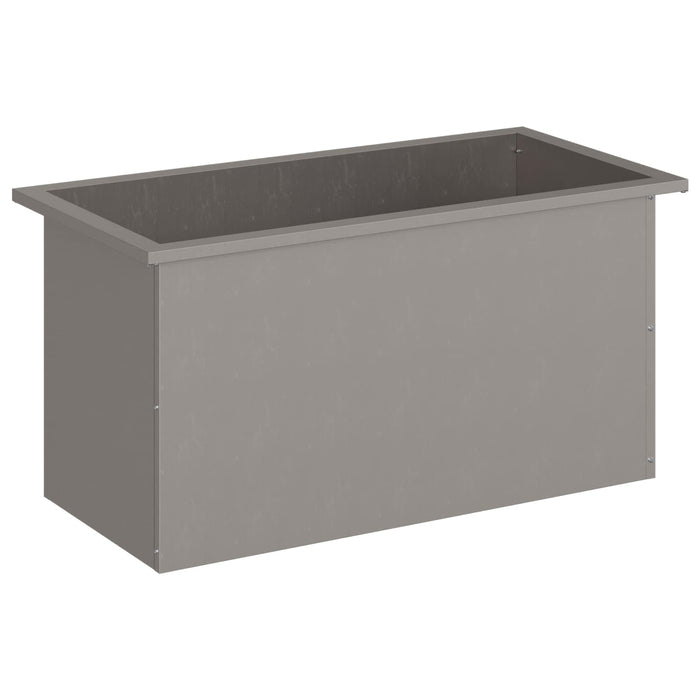 Jardinieră de grădină cu LED Ruginit 40 x 80 x 40 cm WALTI