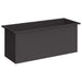 Jardinieră de grădină cu LED Negru 40 x 100 x 40 cm Oțel - WALTI WALTI