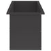 Jardinieră de grădină cu LED 2 buc. Negru 40 x 100 x 40 cm Oțel - WALTI WALTI