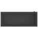 Jardinieră de grădină cu LED 2 buc. Negru 40 x 100 x 40 cm Oțel - WALTI WALTI