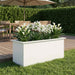 Jardinieră de grădină cu LED Alb 40 x 100 x 40 cm Oțel - WALTI WALTI