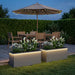 Jardinieră de grădină cu LED 2 buc. Antracit 40 x 100 x 40 cm - WALTI WALTI