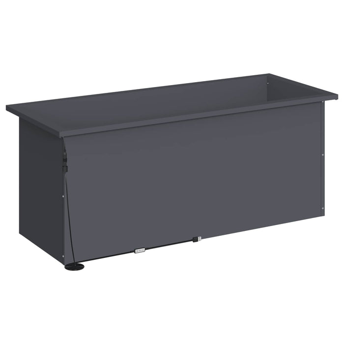 Jardinieră de grădină cu LED 2 buc. Antracit 40 x 100 x 40 cm - WALTI WALTI