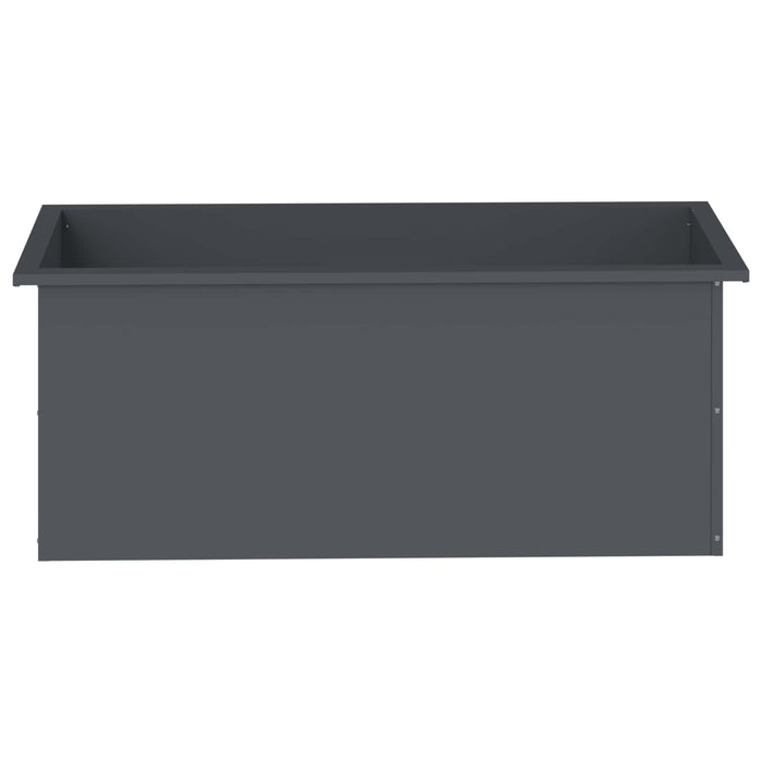 Jardinieră de grădină cu LED 2 buc. Antracit 40 x 100 x 40 cm - WALTI WALTI