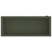 Jardinieră de grădină cu LED Verde măsliniu 40 x 100 x 40 cm - WALTI WALTI