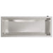 Jardinieră de grădină cu LED 2 buc. Argintiu 40 x 100 x 40 cm - WALTI WALTI
