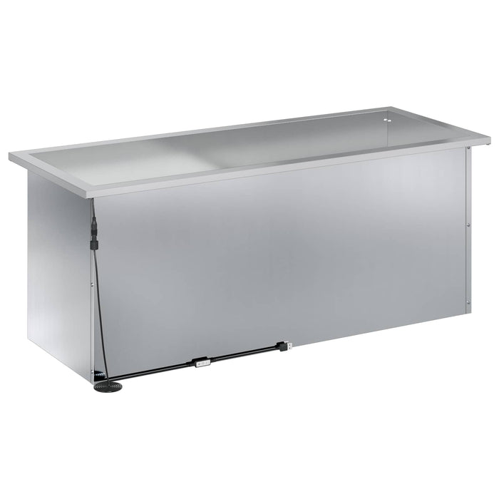 Jardinieră de grădină cu LED Argintiu 40 x 100 x 40 cm - WALTI WALTI