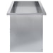 Jardinieră de grădină cu LED Argintiu 40 x 100 x 40 cm - WALTI WALTI