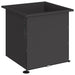 Jardinieră de grădină cu LED Negru 50 x 50 x 48 cm Oțel - WALTI WALTI