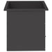 Jardinieră de grădină cu LED 2 buc. Negru 50 x 50 x 48 cm Oțel - WALTI WALTI
