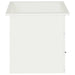Jardinieră de grădină cu LED 2 buc. Alb 50 x 50 x 48 cm Oțel - WALTI WALTI