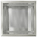 Jardinieră de grădină cu LED Argintiu 50 x 50 x 48 cm - WALTI WALTI