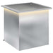Jardinieră de grădină cu LED Argintiu 50 x 50 x 48 cm - WALTI WALTI