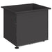 Jardinieră de grădină cu LED Negru 50 x 60 x 48 cm Oțel - WALTI WALTI