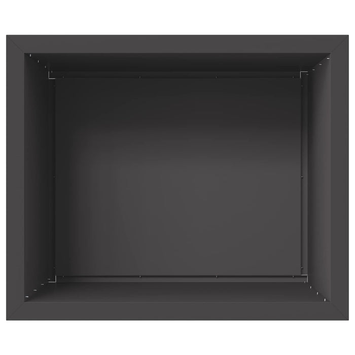 Jardinieră de grădină cu LED 2 buc. Negru 50 x 60 x 48 cm Oțel - WALTI WALTI