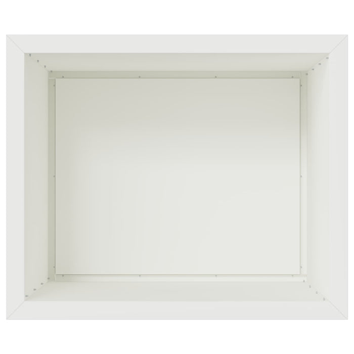 Jardinieră de grădină cu LED 2 buc. Alb 50 x 60 x 48 cm Oțel - WALTI WALTI