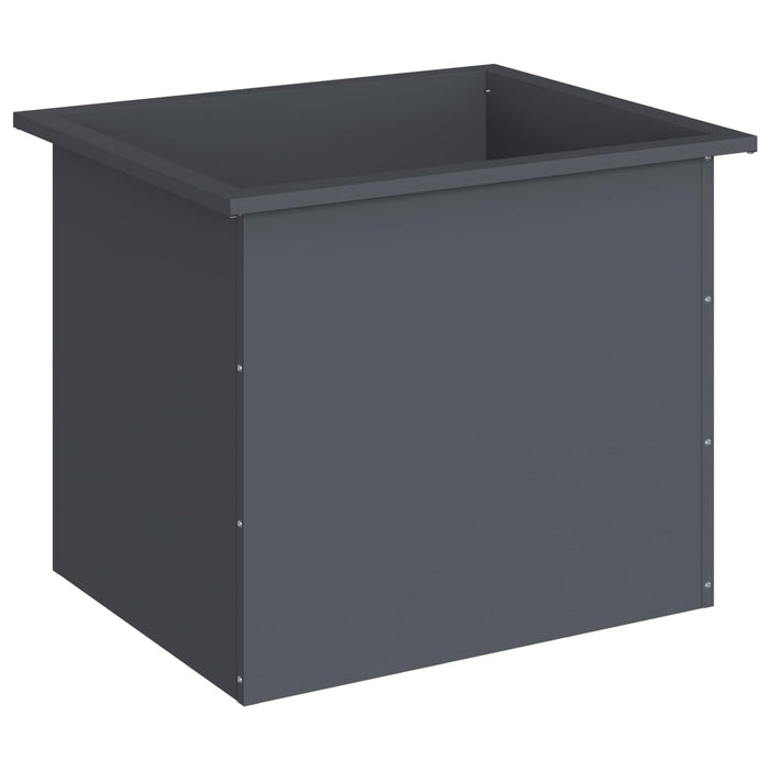 Jardinieră de grădină cu LED Antracit 50 x 60 x 48 cm Oțel WALTI