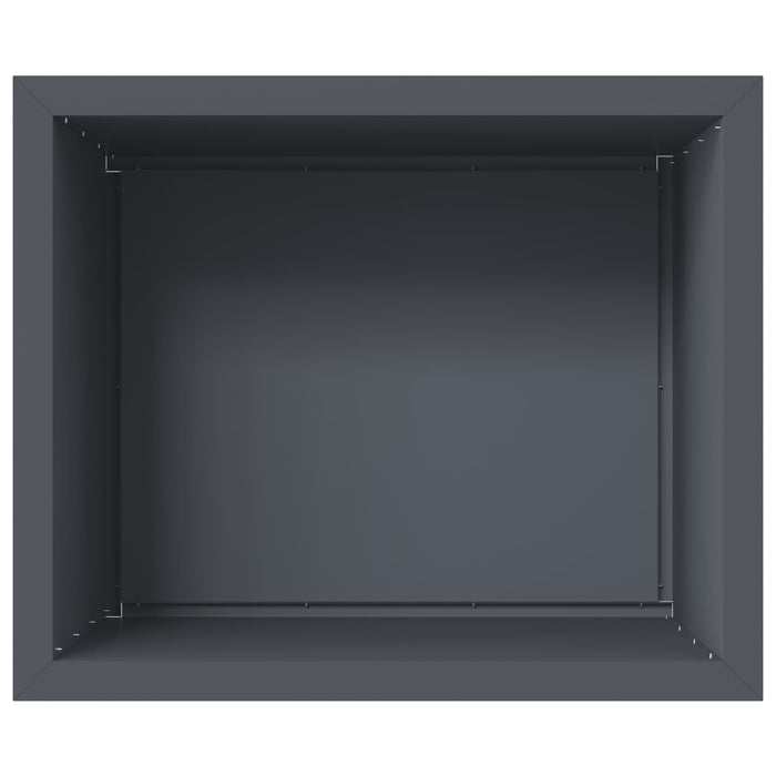 Jardinieră de grădină cu LED 2 buc. Antracit 50 x 60 x 48 cm WALTI