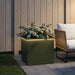 Jardinieră de grădină cu LED Verde măsliniu 50 x 60 x 48 cm - WALTI WALTI