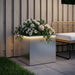 Jardinieră de grădină cu LED Argintiu 50 x 60 x 48 cm - WALTI WALTI