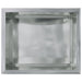 Jardinieră de grădină cu LED Argintiu 50 x 60 x 48 cm - WALTI WALTI