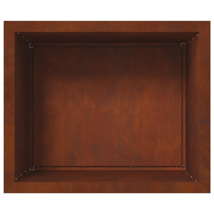 Jardinieră de grădină cu LED Ruginit 50 x 60 x 48 cm WALTI