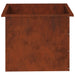Jardinieră de grădină cu LED 2 buc. Ruginit 50 x 60 x 48 cm - WALTI WALTI