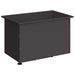 Jardinieră de grădină cu LED Negru 50 x 80 x 48 cm Oțel - WALTI WALTI