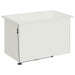 Jardinieră de grădină cu LED 2 buc. Alb 50 x 80 x 48 cm Oțel - WALTI WALTI