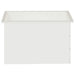 Jardinieră de grădină cu LED 2 buc. Alb 50 x 80 x 48 cm Oțel - WALTI WALTI