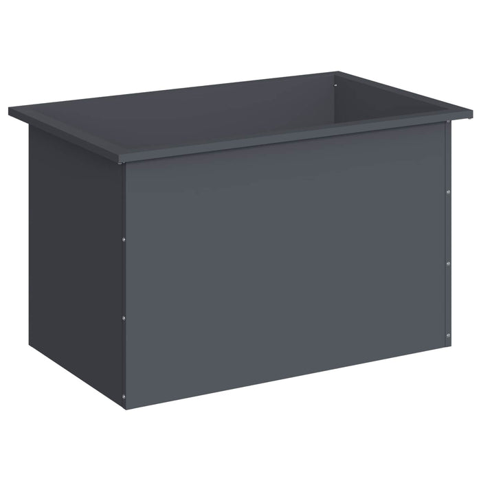 Jardinieră de grădină cu LED Antracit 50 x 80 x 48 cm Oțel WALTI