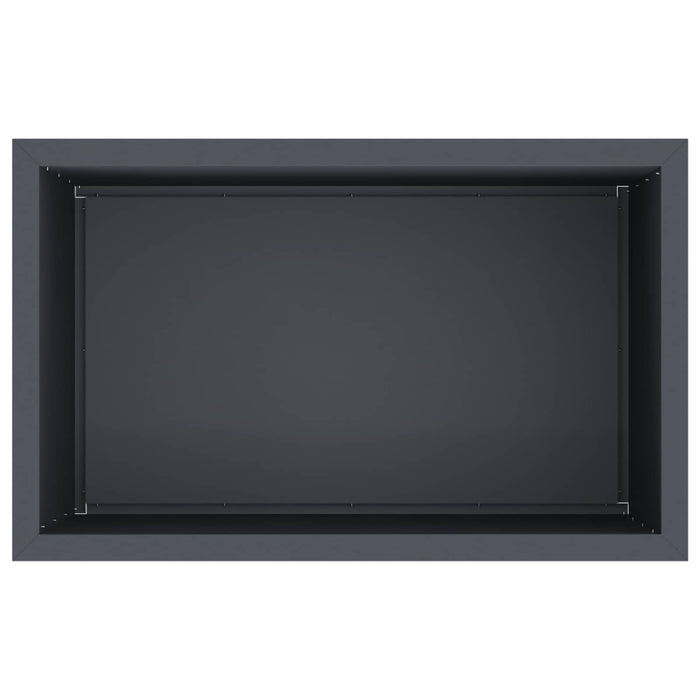 Jardinieră de grădină cu LED 2 buc. Antracit 50 x 80 x 48 cm WALTI