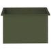 Jardinieră de grădină cu LED Verde măsliniu 50 x 80 x 48 cm - WALTI WALTI