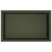Jardinieră de grădină cu LED Verde măsliniu 50 x 80 x 48 cm - WALTI WALTI