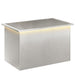 Jardinieră de grădină cu LED Argintiu 50 x 80 x 48 cm - WALTI WALTI