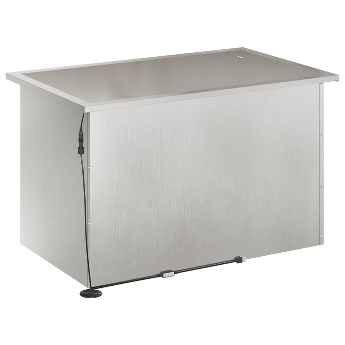 Jardinieră de grădină cu LED Argintiu 50 x 80 x 48 cm - WALTI WALTI