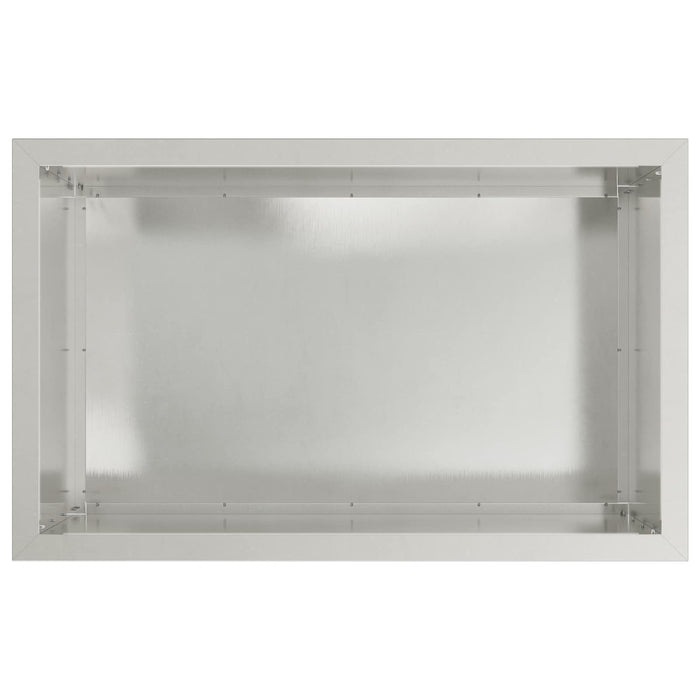 Jardinieră de grădină cu LED 2 buc. Argintiu 50 x 80 x 48 cm - WALTI WALTI